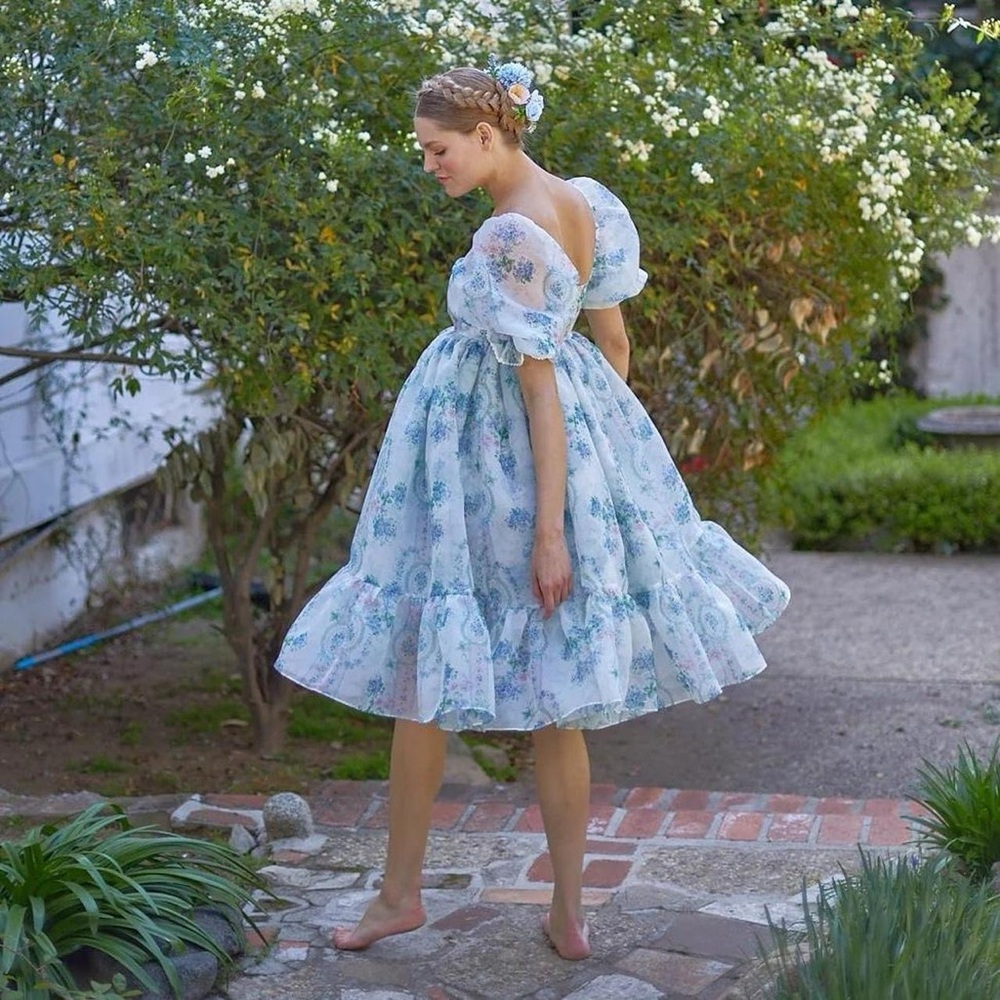 Selkie La Belle Etoile Organza French Puff Dress